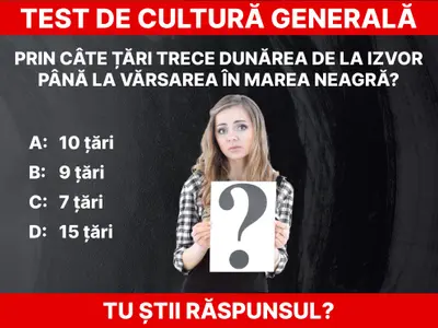 Test de cultură generală Foto: Daniel Toșa