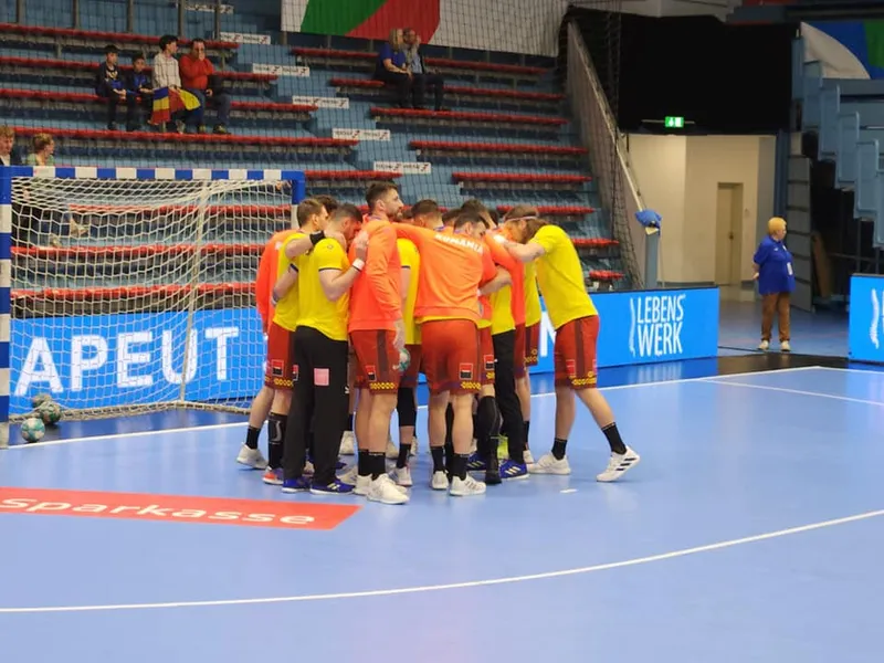 Echipa masculină de handbal masculin a României. - Foto: Facebook/FRH - Federația Română de Handbal