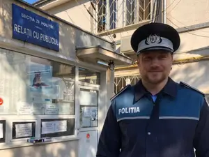 Dan Savenco în uniformă de polițist/FOTO: facebook.com