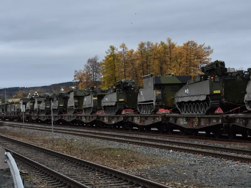 Europa formează coridorul feroviar militar în caz de război cu Rusia. România, rută principală - Foto: Militarnyi/Njål Svingheim (imagine cu caracter ilustrativ)