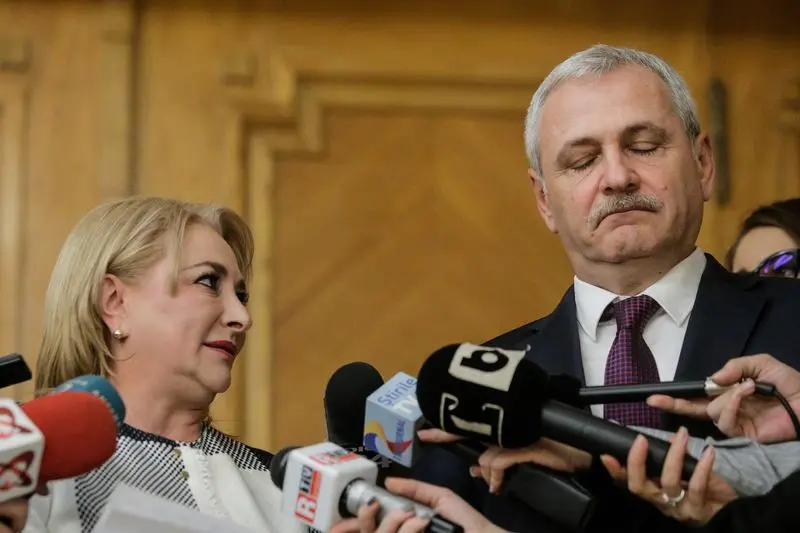 Viorica Dăncilă și Liviu Dragnea