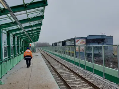 Gara făcută de stat pentru patinoarul lui Ion Țiriac, aproape gata. Foto Club Feroviar