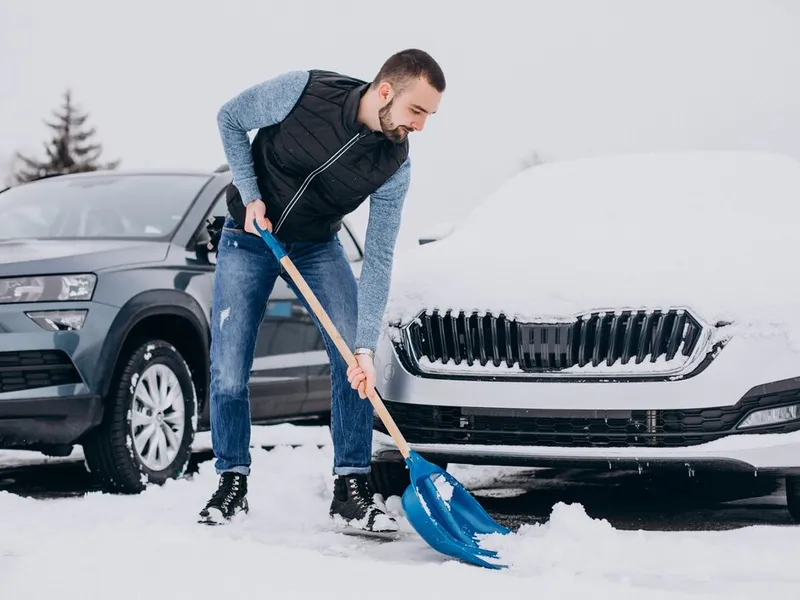 1.600 lei amendă pentru șoferii care scot mașina în trafic când ninge. Ce să facă până urcă la volan - Foto: Freepik.com (rol ilustrativ)