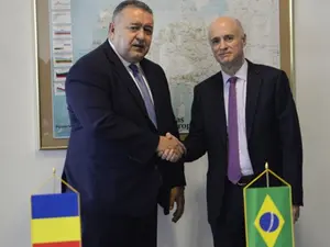 Președintele CCIR, Mihai Daraban a primit vzita noului ambasador al Republicii Federative Brazilia Foto: CCIR