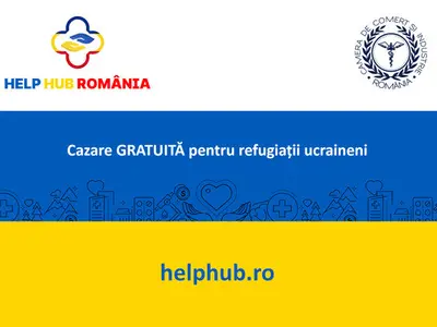 CCIR și Heplhub.ro pun la dispoziția refugiaților ucraineni o platformă web pentru cazare gratuită