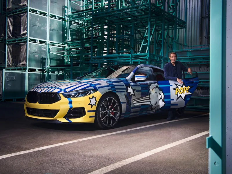 Art Car-ul THE 8 X JEFF KOONS. / Foto: BMW