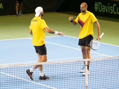 Copil și Tecău au învins pe Nuno Borges și Joao Sousa. România conduce Portugalia. Foto FRT