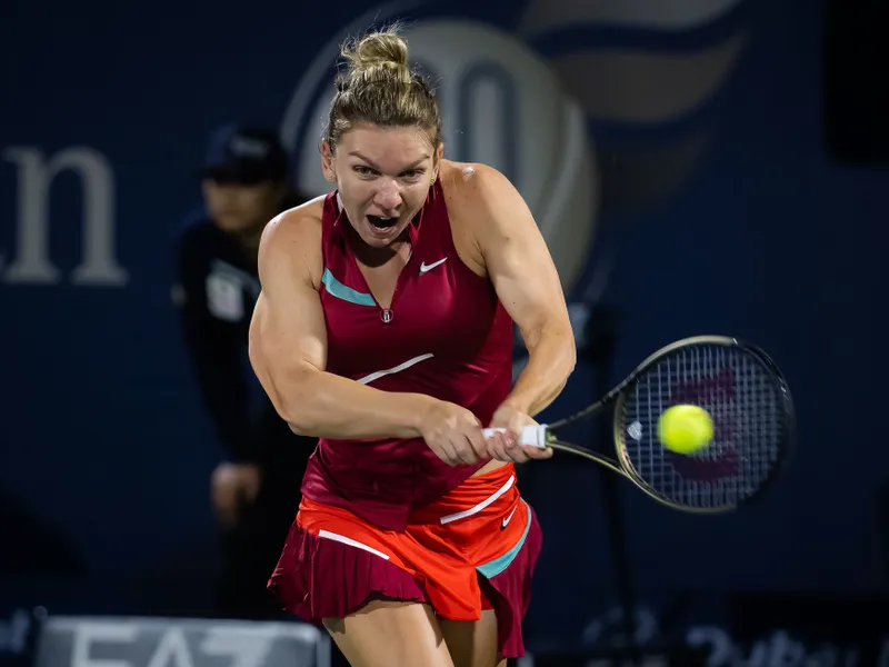 Simona Halep s-a califica în sferturi la Dubai/foto: fnatik.ro