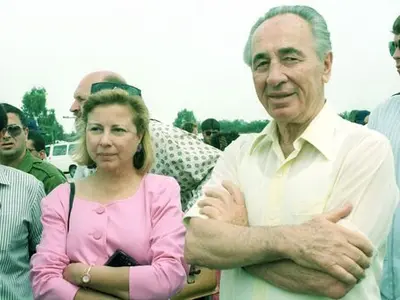 Colette Avital și Shimon Peres/foto: ynet