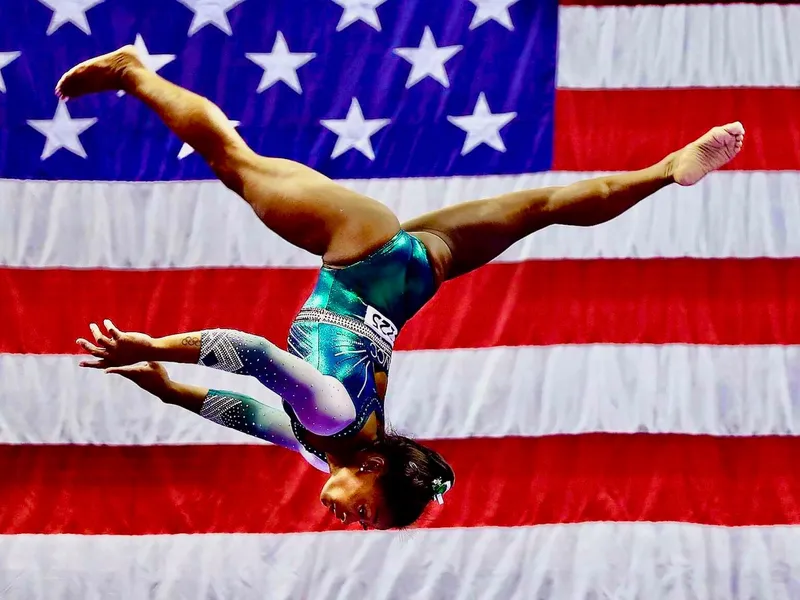 JO 2020 GimnasticăArtistică: Americanca Simone Biles, înscrisă în finala de la bârnă/FOTO: Facebook/SimoneBiles