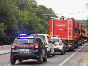 Prima misiune a pompierilor români în Grecia, în derulare/FOTO: Facebook/IGSU