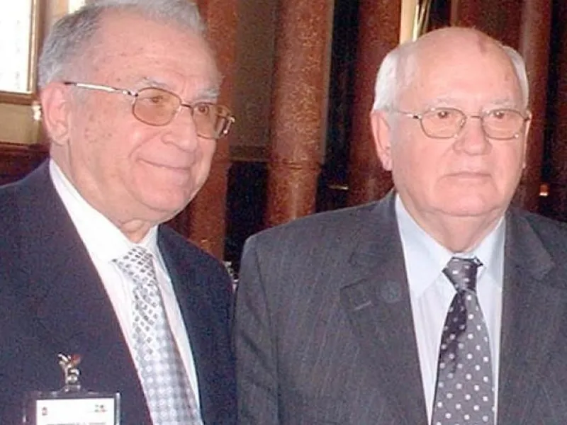 Ion Iliescu și Mihail Gorbaciov