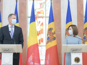 Klaus Iohannis și Maia Sandu/FOTO: Presidency