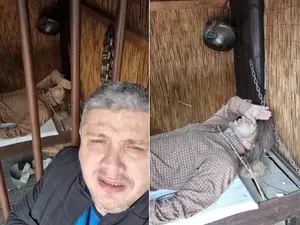 Urmăritul general Mircea Nebunu ia autoritățile peste picior făcând un live într-un parc din Italia și spunând că a început deja să-și execute pedeapsa Foto: Facebook