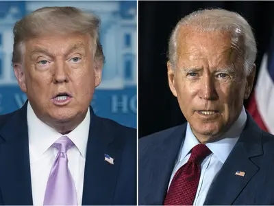 Trump vs Biden/FOTO: latimes.com