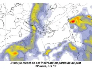 Praf saharian pe timp de caniculă - Foto: HD365 TV
