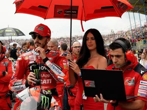 Pilotul italian de MotoGP Francesco Bagnaia, la MP al Olandei 2022. / Foto: Profimedia