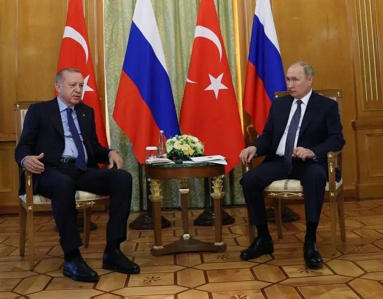 Președintele turc Erdogan și președintele rus Vladimir Putin- Foto: PROFIMEDIA IMAGES