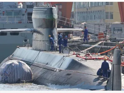 China a lansat cel mai nou submarin de atac lângă Taiwan/foto: weibo