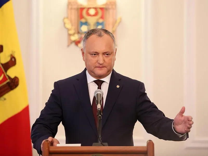 Igor Dodon a acuzat Occidentul și SUA de înfrângerea sa în alegeri/FOTO: linx.crji.org