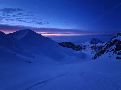 Gradul de avalanşă a atins nivelul 3 din 5 la peste 1.800 de metri în Făgăraș - imagine cu rol ilustrativ Foto: Salvamont Sibiu