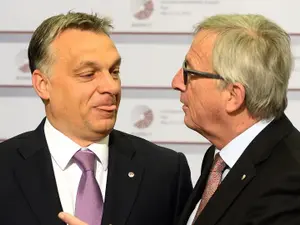 Viktor Orban și Jean-Claude Juncker