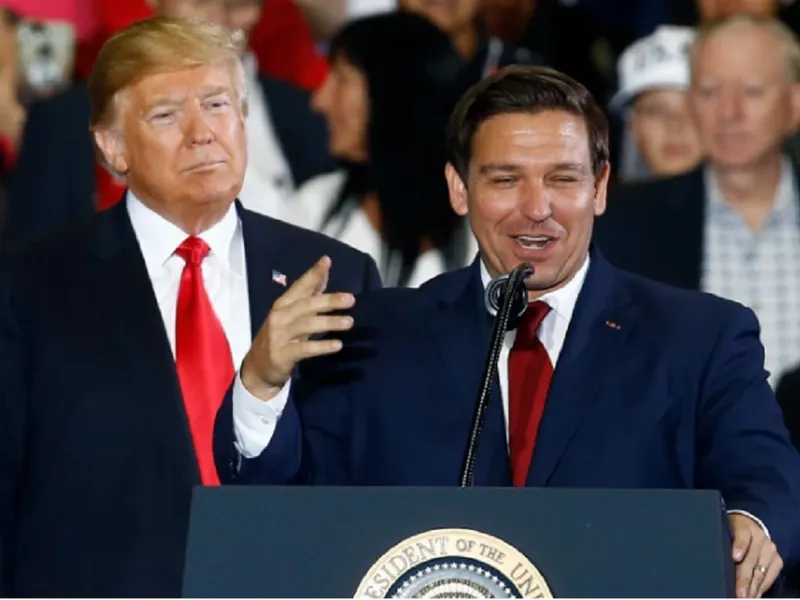 Donald Trump și Ron DeSantis- Foto: The Hill