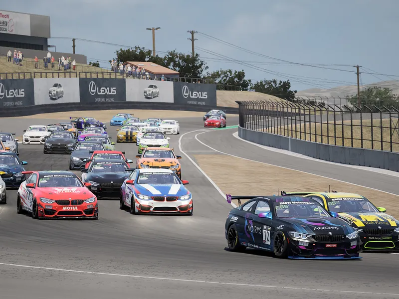 Cele mai mici detalii au înclinat balanța pe circuitul virtual de la Laguna Seca.