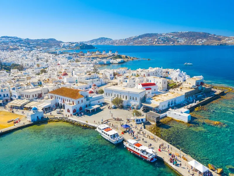 Grecia muzica pe insula Mykonos în cadrul unor noi restricţii împotriva coronavirus /kimkim