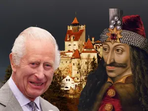 Strănepotul lui Dracula este Regele Charles - Foto: Profimedia Images/arhiva - colaj Newsweek