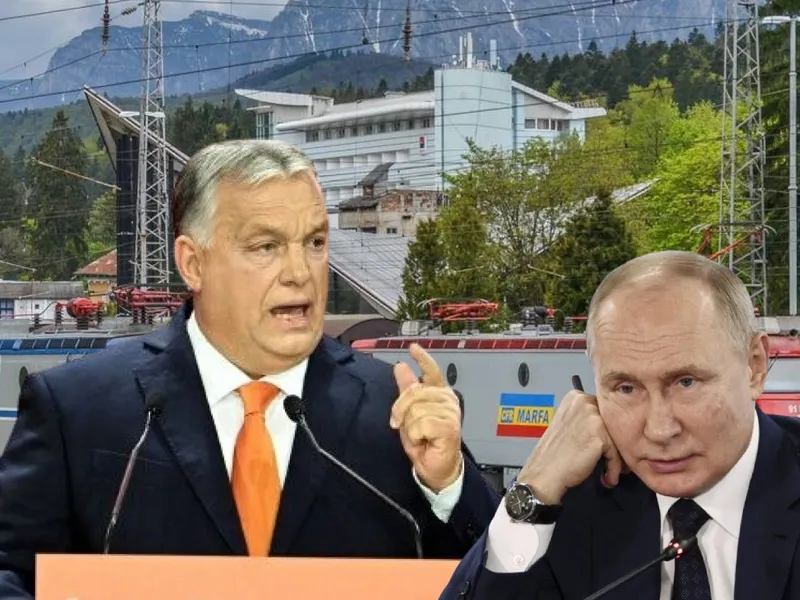 România a făcut bani ducând combustibil nuclear de la Putin la Viktor Orban - Foto: Profimedia Images / Facebook / CFR Marfă