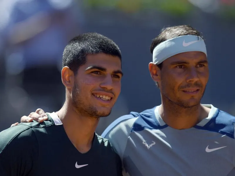 Alcaraz l-a bătut pe Nadal și va juca cu Djokovic în semifinale turneului ATP de la Madrid. / Foto: eurosport.ro