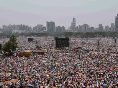 Mega-eveniment organizat la periferia oraşului Mumbai. - Foto: Profimedia Images