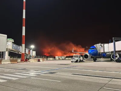 Aeroportul din Palermo, închis din cauza incendiilor - Foto: Profimedia Images