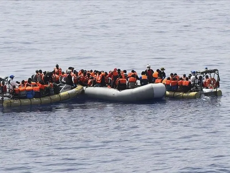 970 de imigranți s-au înecat în Marea Mediterană de la începutul acestui an/Foto: aa.com.tr