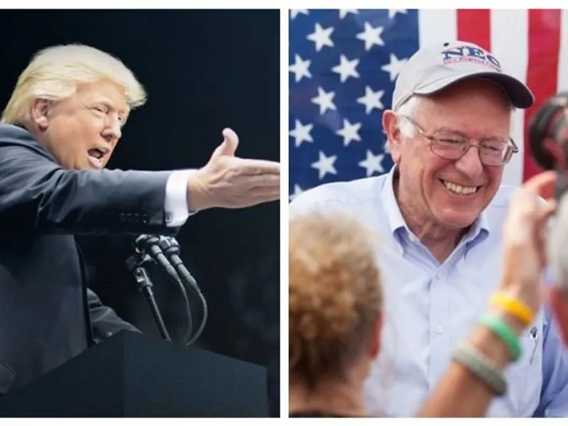 Trump vs Sanders/FOTO: g4media.ro