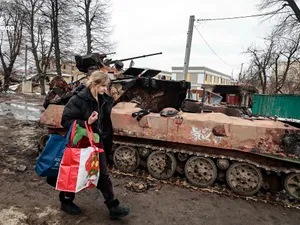 Echipament militar rusesc capturat de ucraineni, expus la Kiev / FOTO: twitter.com