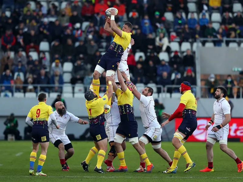 Echipa națională de rugby a fost nominalizată la "Echipa anului, masculin" pentru calificarea la Cupa Mondială Foto: INQUAM Photos/ Ștefan Constantin