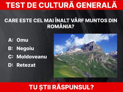 Test de cultură generală Foto: Daniel Toșa