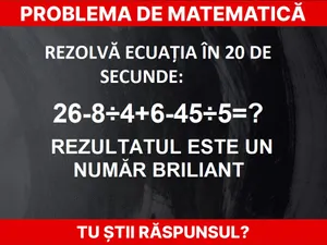 Problemă de matematică Foto: Newsweek