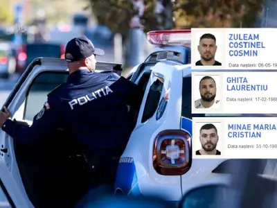 Suspecții crimei de la Sibiu, dați în urmărire de Poliție Foto: Facebook/ Poliția Capitalei/ IGPR - rol ilustrativ