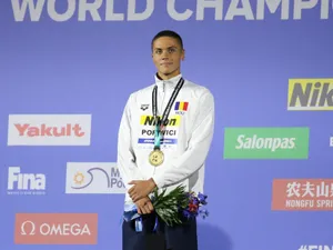 AUR pentru David Popovici, și în proba de 100 metri liber la Campionatul Mondial de Natație / Profimedia