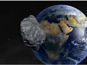 Un asteroid, aproape de Pământ/Foto: yahoo