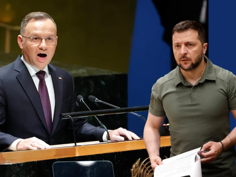 Andrzej Duda și Volodimir Zelenski - Foto: Profimedia Images