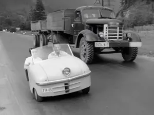 Prototipul de microcar dezvoltat de Radu Manicatide. - Foto: Facebook/TopGear România