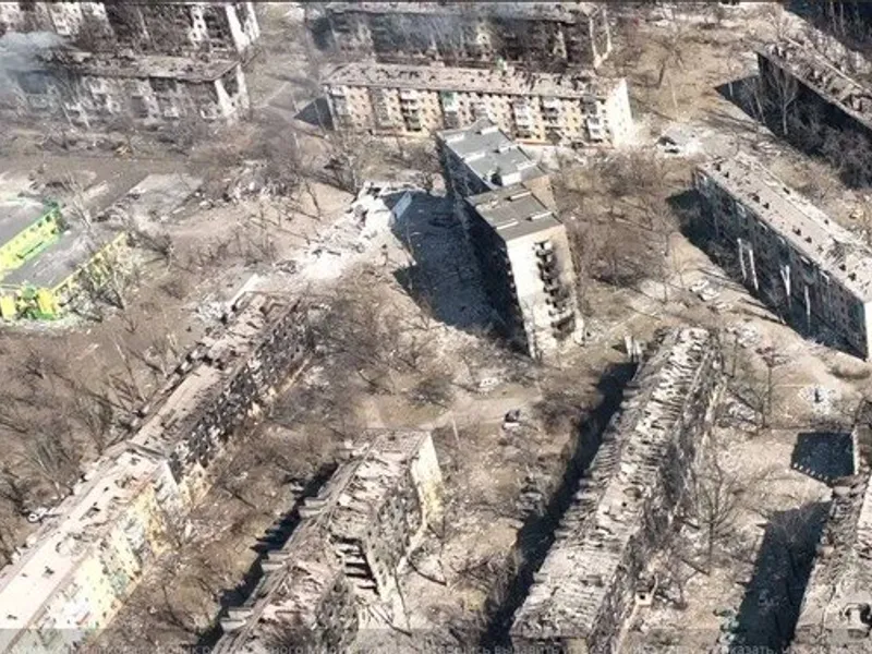 Imaginile dezastrului din Mariupol. Orașul este în ruine: "Locuitorii de Mariupol se roagă să moară"/FOTO: Twitter/pravda