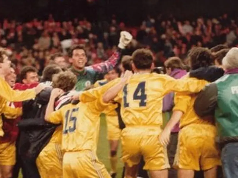 România a învins Țara Galilor în 1993 și s-a calificat la Cupa Mondială din 1994 Foto: digisport.ro