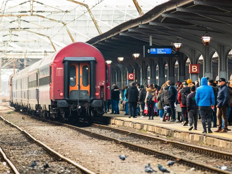 Tren în Gara de Nord - Foto: Profimedia