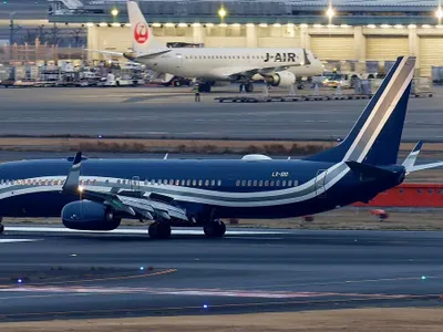 Avionul pentru vizita președintelui Iohannis în Japonia Foto: BoardingPass