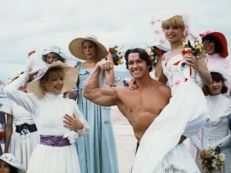 Arnold Schwarzenegger, la Festivalul de Film de la Cannes, în 1977 Foto: profimediaimages.ro